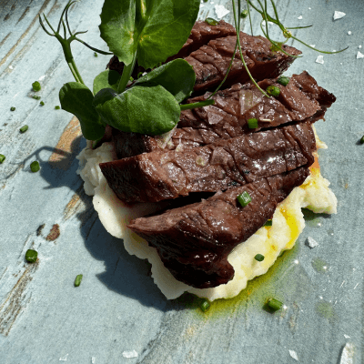 Meat on a plate