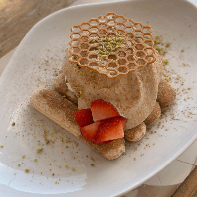 Dessert on a plate
